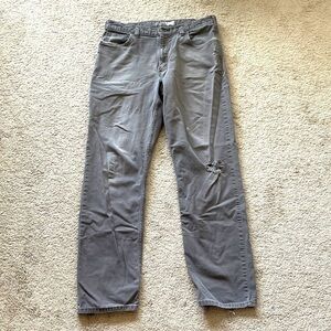 Thrashed Carhartt Relaxed Straight Rigby Work Pant Mens 36x36 Rugged Streetwear